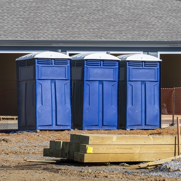 what is the expected delivery and pickup timeframe for the porta potties in Valley Pennsylvania